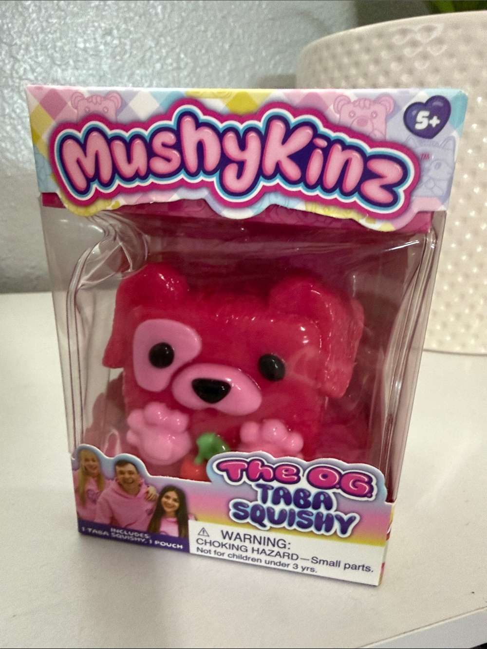 Mushykinz The OG Taba Squishy - pink puppy